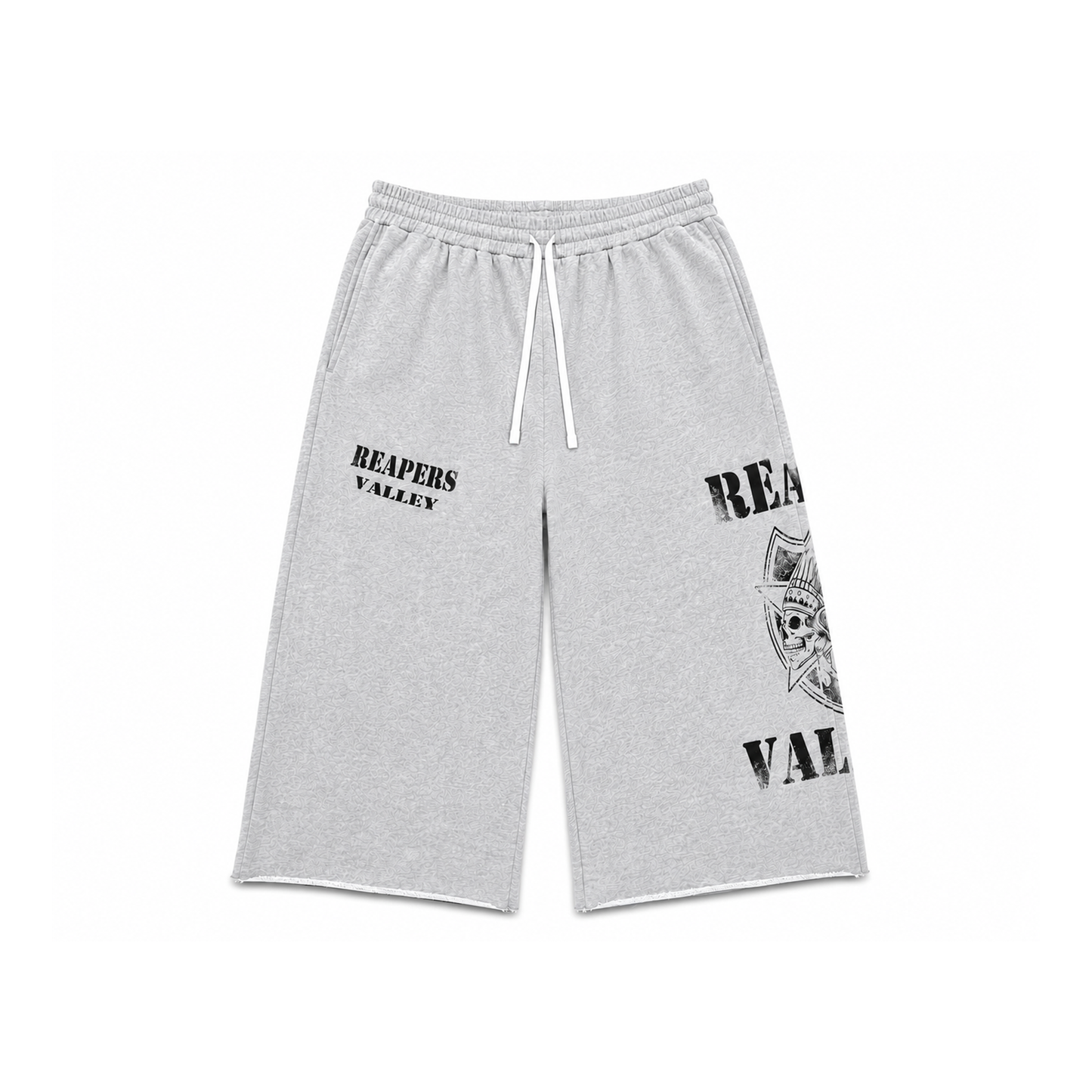 'Reapers Valley' 3/4 Shorts (Grey)