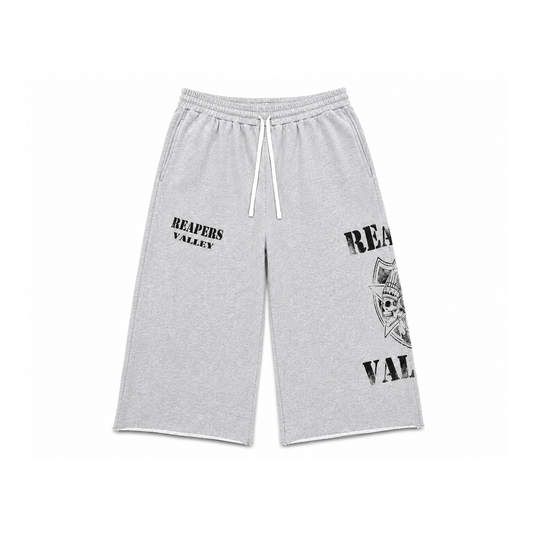 'Reapers Valley' 3/4 Shorts (Grey)