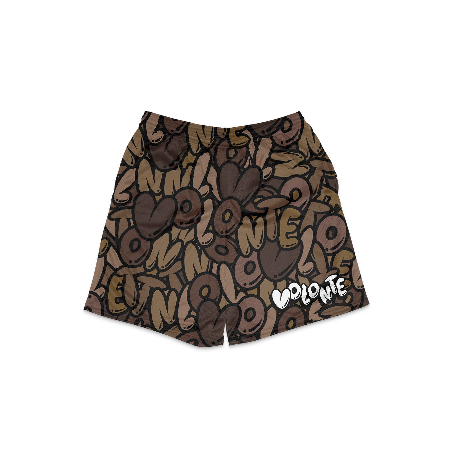 Volonte 'Jumbo' Mesh Shorts (Brown)