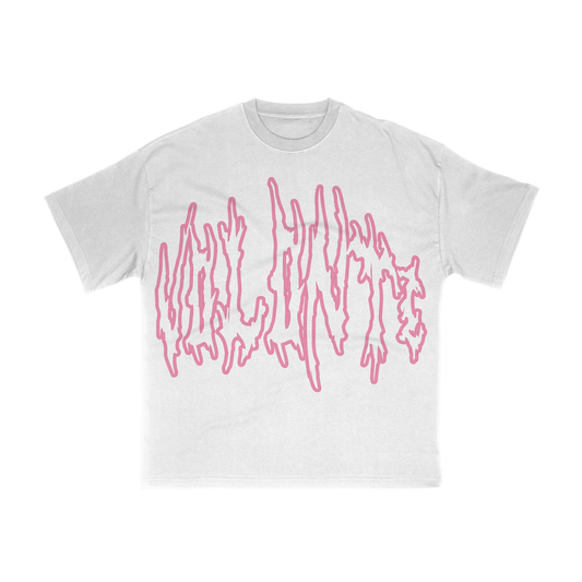 Volonte 'Basic' Tee (White/Pink)