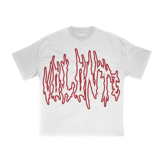 Volonte 'Basic' Tee (White/Red)