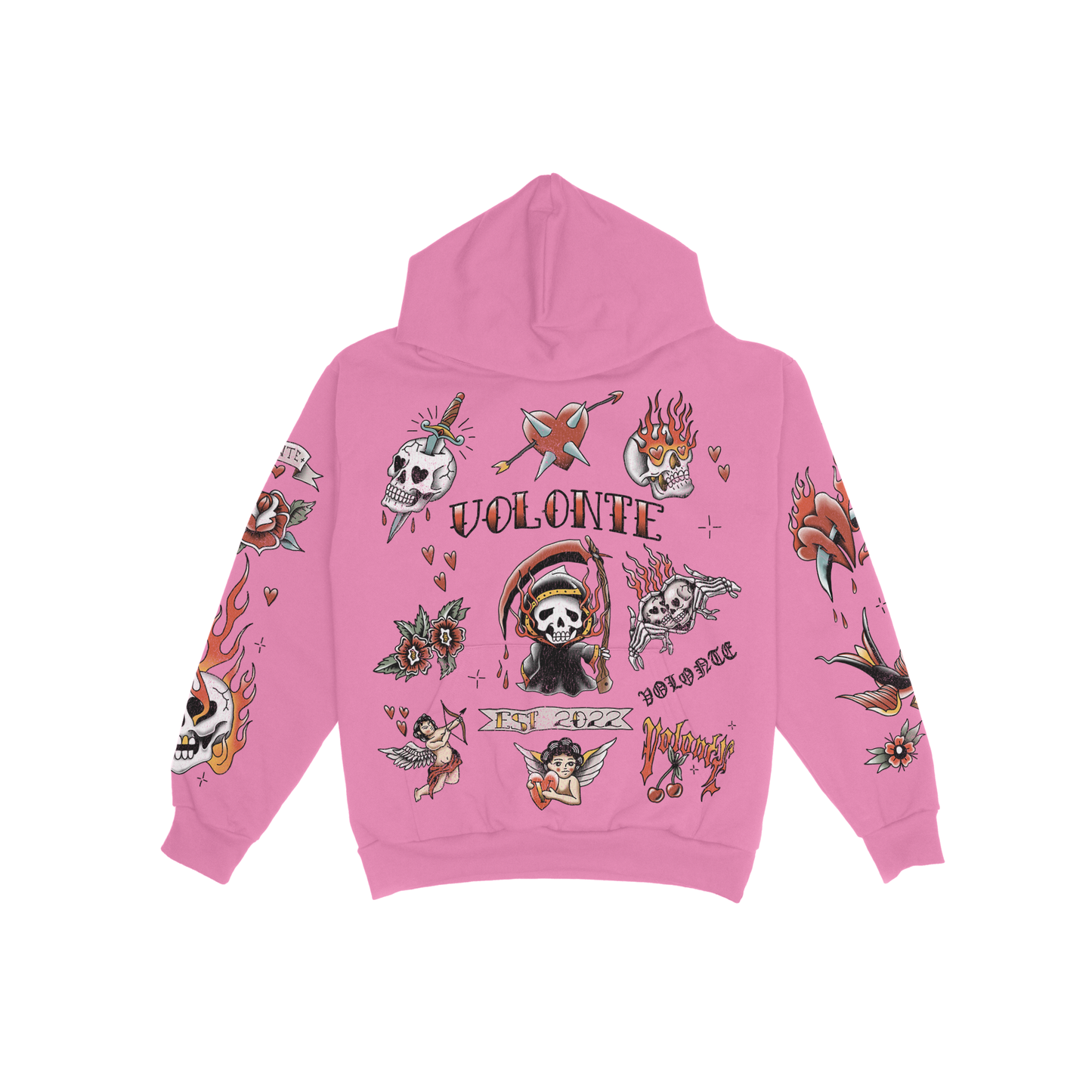 Volonte 'V-Day' Hoodie (Pink)