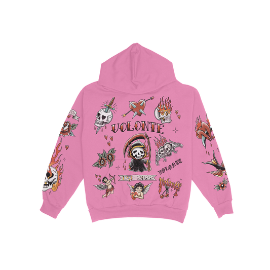 Volonte 'V-Day' Hoodie (Pink)